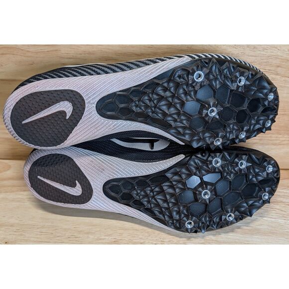 Nike Zoom Rival M Track Spikes Shoes Black Men’s 7.5 w/ Bag & Tool AH1020-002 - Picture 10 of 11